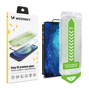 WOZINSKY SZKŁO HARTOWANE Z RAMKĄ DO IPHONE 14 PRO MAX WYSOKA OCHRONA EKRANU