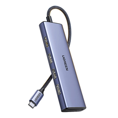 UGREEN ADAPTER HUB USB-C DO MACBOOK LAPTOP HDMI 3X USB-A SD TF PRZEJŚCIÓWKA