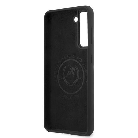 Etui U.S. Polo Assn. Silicone Logo na Samsung Galaxy S21 - czarne