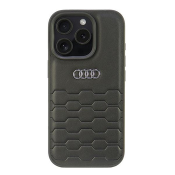 AUDI SYNTHETIC LEATHER CASE DO IPHONE 16 PRO 6.3 OCHRONA NAJWYŻSZEJ