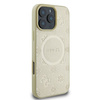 GUESS POKROWIEC DO IPHONE 16 PRO SAFIANO PEONY CLASSIC LOGO HARDCASE ZŁOTE