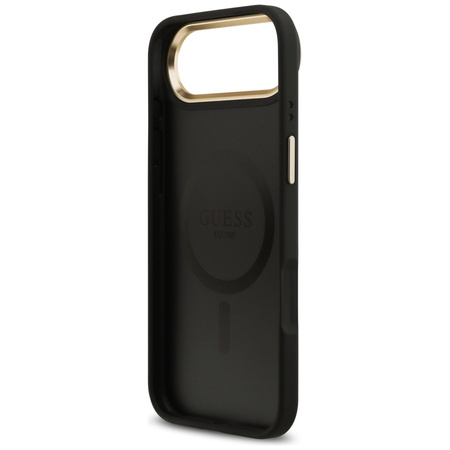 Etui Guess 4G Stripe MagSafe do iPhone Air czarny