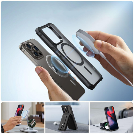 ESR AIR ARMOR HALOLOCK MAGSAFE IPHONE 15 PRO FROSTED BLACK