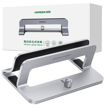 Ugreen aluminiowy pionowy stojak uchwyt podstawka na MacBooka laptopa tablet srebrny (20471 LP258)