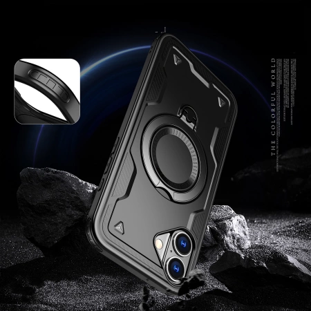 HURTEL ETUI HYBRID ARMOR DO IPHONE 16 PLUS Z DO MAGSAFE POKROWIEC PROTEKCJA