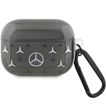 MERCEDES ETUI CASE DO AIRPODS PRO POKROWIEC Z WZOREM GWIAZD OCHRONA PREMIUM