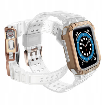 HURTEL OPASKA Z ETUI DO APPLE WATCH 7 6 5 4 3 2 SE 45 44 42MM PANCERNE CASE