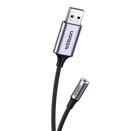 UGREEN ADAPTER AUDIO USB DO MINI JACK 3.5MM AUX DO LAPTOPA