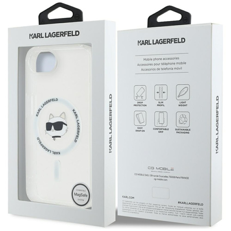 KARL LAGERFELD ETUI IML METAL CHOUPETTE HEAD DO MAGSAFE DO IPHONE 16E