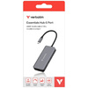 VERBATIM PRZEJŚCIÓWKA HUB 3xUSB-A HDMI 3.2 RJ45 DO LAPTOPA ALUMINIOWA 32157