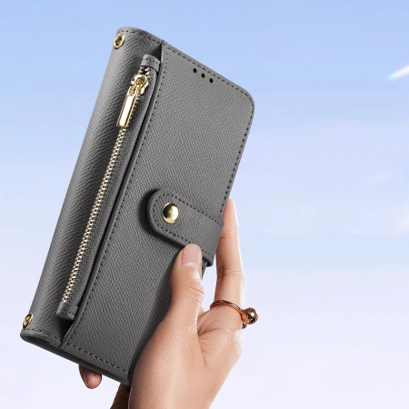 DUX DUCIS ETUI LAWA DO IPHONE 16 PRO Z ODDZIELNYM MAGNETYCZNYM PORTFELEM