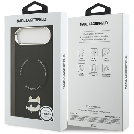 Etui Karl Lagerfeld Choupette Pin        MagSafe do iPhone Air czarny