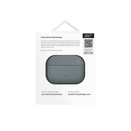 UNIQ etui Lyden DS AirPods Pro 2 gen(2022/2023) niebiesko-czarny/washed blue-black