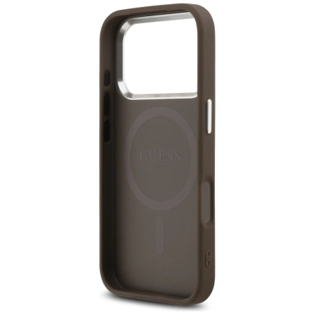 GUESS ETUI 4G CLASSIC LOGO MAGSAFE DO IPHONE 17 PRO LUKSUSOWA OCHRONA