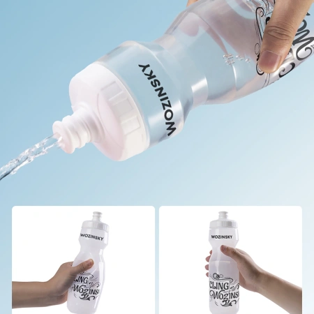 Bidon rowerowy HBR-01 750ml - transparentny