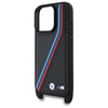 BMW BMHCP16L23PSVTK iPhone 16 Pro 6.3   czarny/black hardcase M Edition Carbon Tricolor Lines & Strap