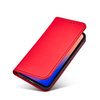 Magnet Card Case etui do iPhone 12 Pro pokrowiec portfel na karty kartę podstawka czerwony