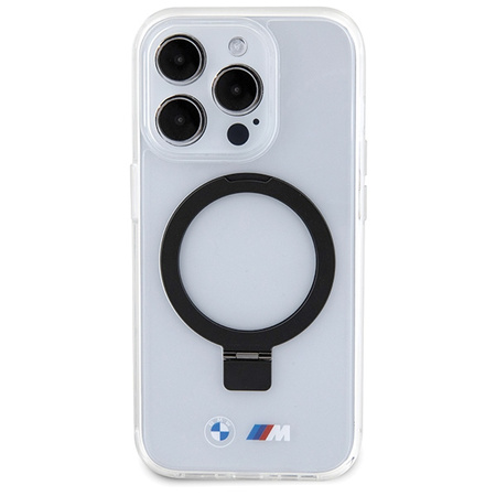 BMW ETUI CASE HARD DO IPHONE 15 PRO DO MAGSAFE Z RING STAND BMHMP15LURST