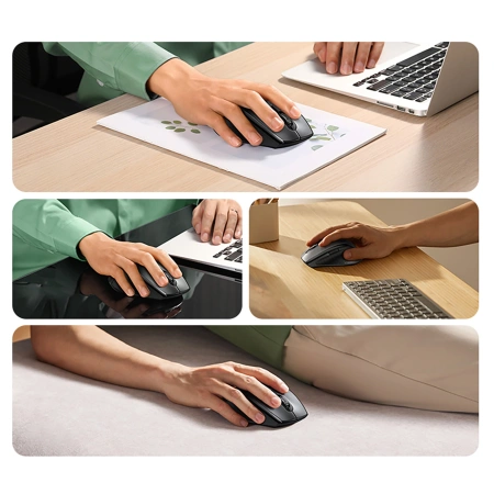 Myszka Ugreen bezprzewodowa ergonomiczna optyczna - czarna