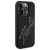 KARL LAGERFELD ETUI HARDCASE DO IPHONE 15 PRO 6.1 3D RUBBER SIGNATURE