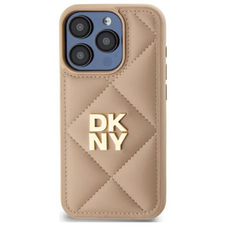 DKNY ETUI DO IPHONE 15 PRO MAX 6.7 QUILTED STACK LOGO Z WYJĄTKOWYM DESIGNEM