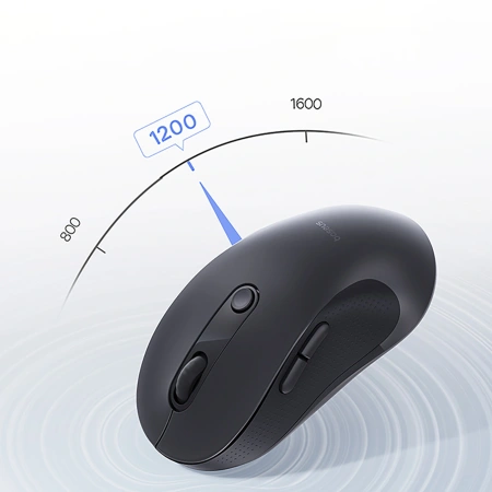 Mysz bezprzewodowa Baseus F02 ergonomiczna Bluetooth - czarna