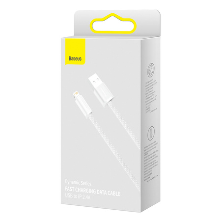 BASEUS KABEL USB DO LIGHTNING 2M 2.4A DO IPHONE 12 13 14 SZYBKOŁADOWARKA