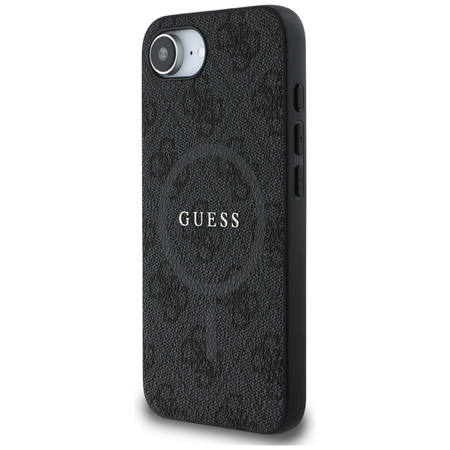 GUESS ETUI RING CLASSIC LOGO DO IPHONE 16E DO MAGSAFE Z MAGNETYCZNYM