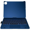 Etui Typecase Flexbook Touch z klawiaturą do iPad Air 11" 2024/2025 błękitny pacyfik