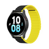 Uniwersalny magnetyczny pasek Samsung Galaxy Watch 3 45mm / S3 / Huawei Watch Ultimate / GT3 SE 46mm Dux Ducis Strap (22mm LD Version) - czarno-żółty