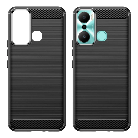 HURTEL CASE POKROWIEC CARBON DO INFINIX HOT 20 PLAY ELASTYCZNE ETUI OCHRONA