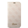 Guess GUBKP14LHG4SHP iPhone 14 Pro 6,1" różowy/pink book 4G Vintage Gold Logo