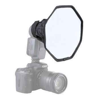 PULUZ DYFUZOR SOFTBOX 20CM DO LAMP FOTOGRAFICZNYCH ZMIĘKCZENIE OŚWIETLENIA