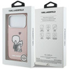 Etui Karl Lagerfeld Karl & Choupette Back MagSafe do iPhone 17 Pro różowy
