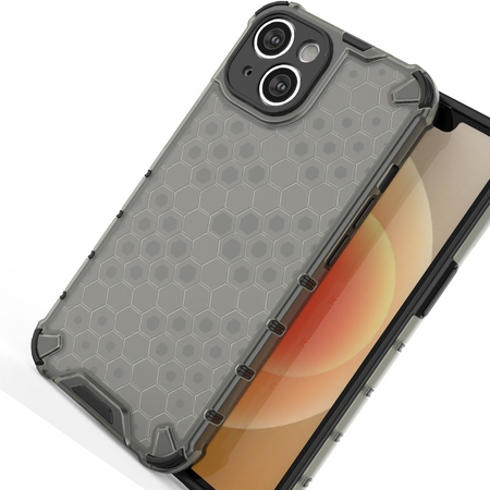 Honeycomb etui iPhone 14 pancerny hybrydowy pokrowiec czarne
