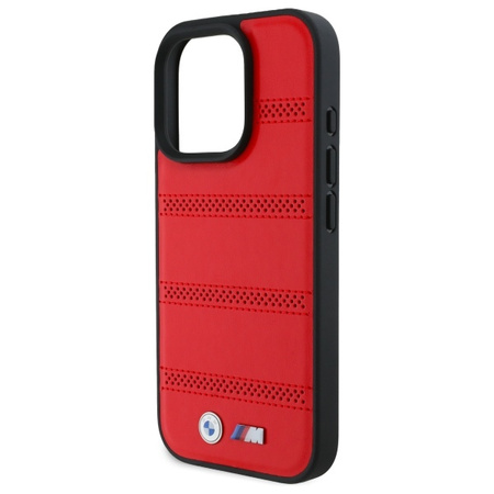 BMW ETUI HARDCASE PERFORATED AND STITCHED LINE DO IPHONE 16 PRO MAX DO