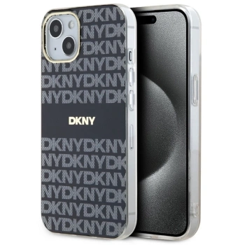 DKNY ETUI HARDCASE DO IPHONE 14 15 13 6.1 IML MONO STRIPE DO MAGSAFE