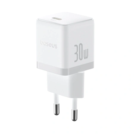BASEUS ŁADOWARKA SIECIOWA PALM 30W USB-C DO TELEFONÓW TABLETÓW Z SZYBKIM