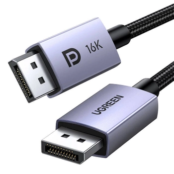 Kabel Ugreen DP118 DisplayPort 2.1 2m - szary