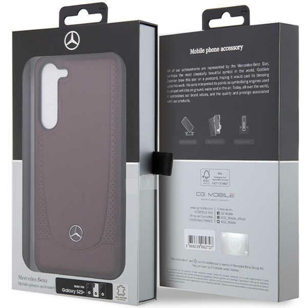 Etui Mercedes MEHCS23MARMRE S23+ S916 - czerwone Leather Urban Bengale
