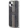 Etui Guess IML 4G Gold Stripe na iPhone 15 Plus / 14 Plus - czarne