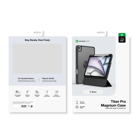 Etui AMAZINGTHING Titan Pro Mag Case na iPad Air M3 11" - czarne