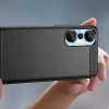 HURTEL ETUI CARBON CASE DO INFINIX HOT 20S ELASTYCZNY POKROWIEC DO TELEFONU