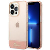 Guess GUHCP14LHGCOP iPhone 14 Pro 6,1" różowy/pink hardcase Translucent