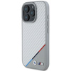 BMW BMHMP16L23PUDTS iPhone 16 Pro 6.3 szary/grey hardcase M Carbon Tricolor Line MagSafe