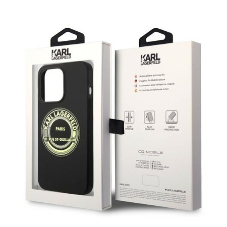 KARL LAGERFELD KLHCP14LSRSGRCK ETUI DO IPHONE 14 PRO 6,1 HARDCASE SILICONE