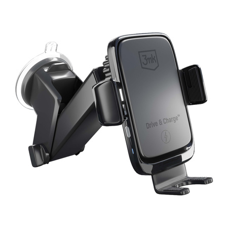 3MK DRIVE & CHARGE UCHWYT SAMOCHODOWY Z ŁADOWARKĄ DO TELEFONÓW IPHONE 12 13