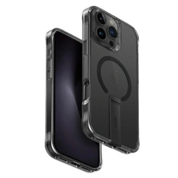 UNIQ ETUI POKROWIEC Z PODSTAWKĄ DO IPHONE 16 PRO MAX 6.9 DO MAGSAFE CARBON