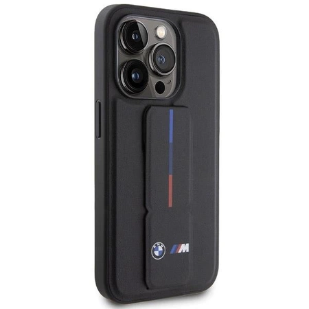 Etui BMW Grip Hot Stamp na iPhone 15 Pro - czarne