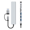TECH-PROTECT HUB ADAPTER PRZEJŚCIÓWKA 8W1 TYPE-C DO WINDOWS LAPTOP USB 3.0